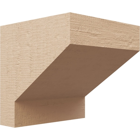 Ekena Millwork 10"W x 10"D x 10"H Wide Clemmons Rough Cedar Woodgrain TimberThane Corbel, Primed Tan CORUR10X10X10CLERCPR
